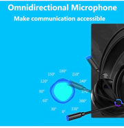 Proxima Direct Gaming Headset Headphone, headset with microphone&LED Light For Laptop Computer, PS4,Cellphone, 3.5mm Stereo Wired Over Ear Gaming Headset Comatible with PC/Laptop/Xbox 360/Xbox One