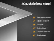 Cefito Kitchen Sink Stainless Steel Under/Topmount Handmade Laundry 440x440mm