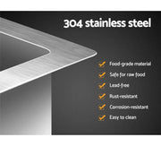 600 × 450 mm Stainless-Steel Single-Bowl Sink