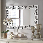 Bevelled Geometric Wall Mirror – Vertical or Horizontal