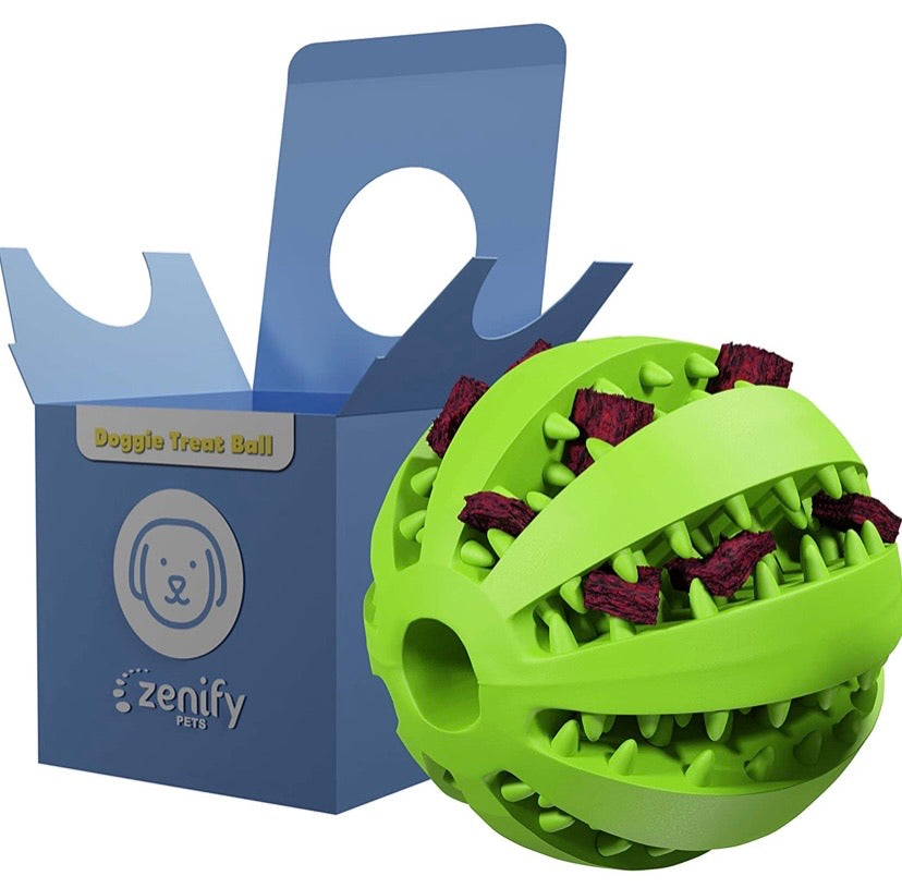 Dog Food Treat Interactive Puzzle Ball