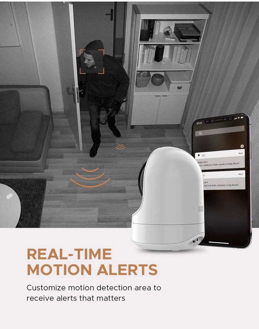 WiFi Home Camera for Baby/Pet/Nanny