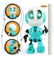 Talking Robot for Kids Toys for 3-6 Year Old Boys Girls Popular Toys for 4-8 Year Old Girls Boys Xmas Stocking Stuffers for Boys Girls - Blue