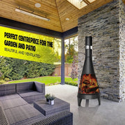 126 cm Outdoor Chiminea Fire Pit