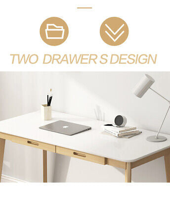 120 cm Computer Desk with Drawer & Storage