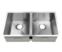 770 × 450 mm Stainless-Steel Double-Bowl Sink