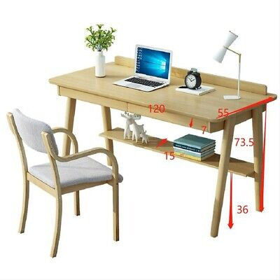 Home Office Computer Desk with Drawer & Storage