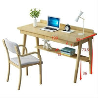 Home Office Computer Desk with Drawer & Storage