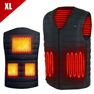 USB Heated Vest with 3 Temperature Levels – 6 Sizes