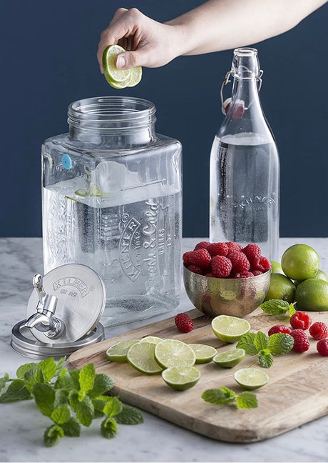 3L Glass Fridge Drinks Dispenser