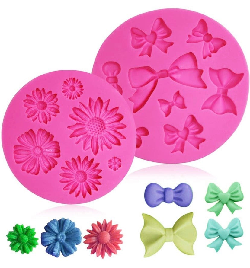 Decorative Silicone Moulds (2 Pieces)