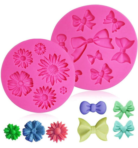 Decorative Silicone Moulds (2 Pieces)