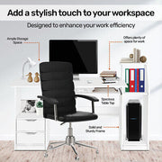 Modern Work Desk with Storage – 117 × 92 cm