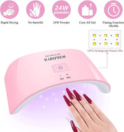 10PCS Poly Gel Nail Kit with UV Lamp 4 Glitter Polly Jell Quick Nail Extension Gel Builder Easy Professional Poly Nail Gel Kit for Starters and Technician DIY Cat Eye French Ombre Nails