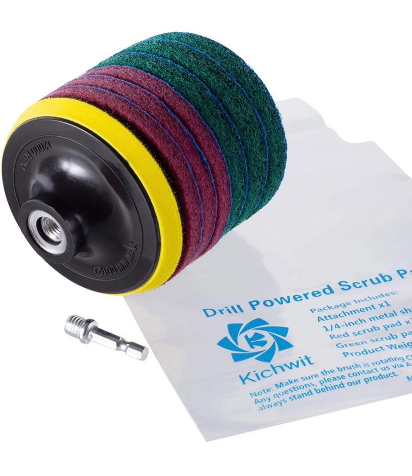 Drill Power Brush Scrubber