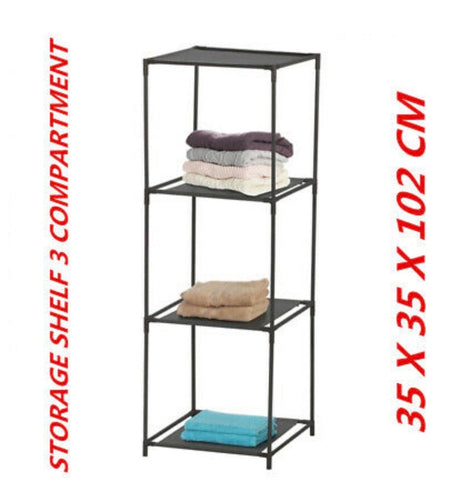 3 Compartment Storage Shelves Organizer