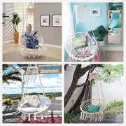 Macramé Cotton Hammock Chair – Up to 150 kg