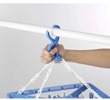 Clip & Drip Hanger - 26 Clips, Blue & White