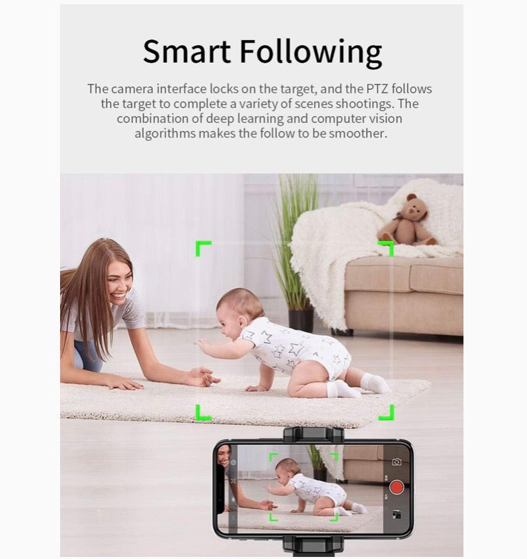 360° object tracking phone holder