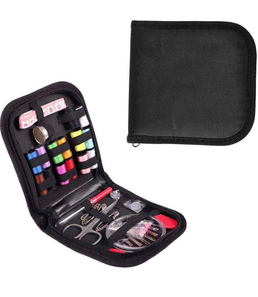 68-Piece Compact Sewing & Clothing Repair Kit