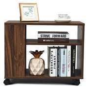Rolling Industrial Bedside & Sofa Table