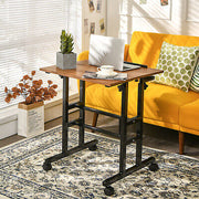 Mobile 2-Tier Adjustable Sit-Stand Laptop Desk