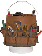 Bucket Boss The Bucketeer Bucket Tool Organizer in Brown
