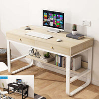 Computer Desk with Drawer & Storage