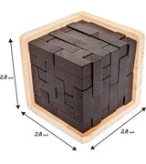 3D Wooden Brain Teaser Puzzle