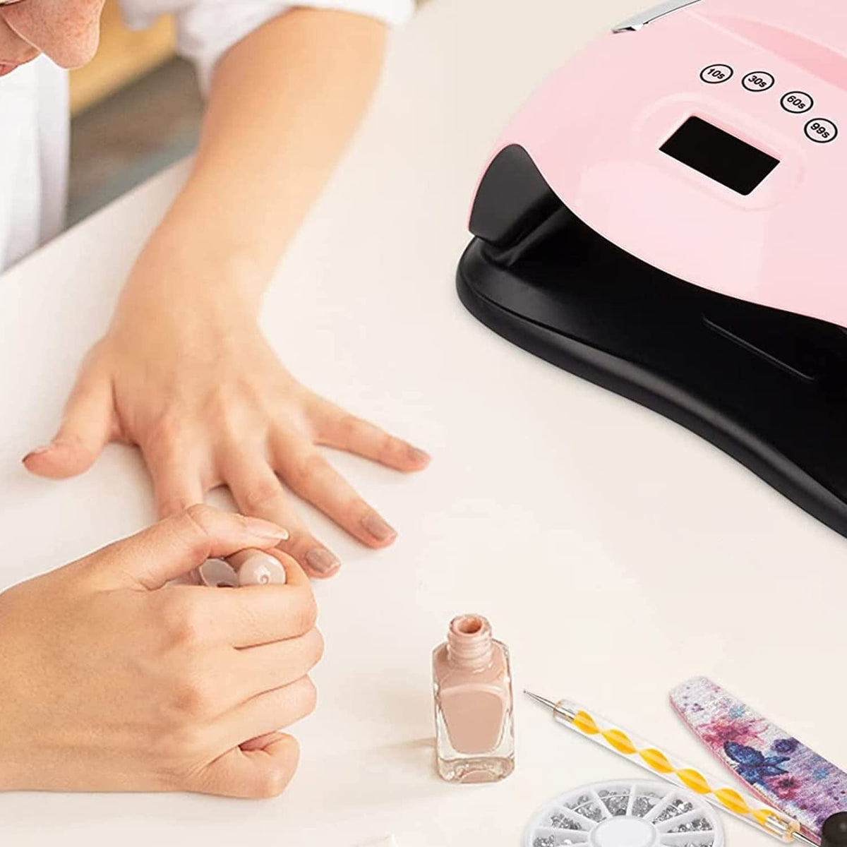 UV Nail Lamp With Phone Holder