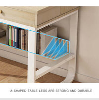Computer Desk with Drawer & Storage