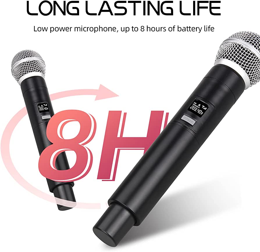 Debra VM302 Dual VHF Wireless Microphone System