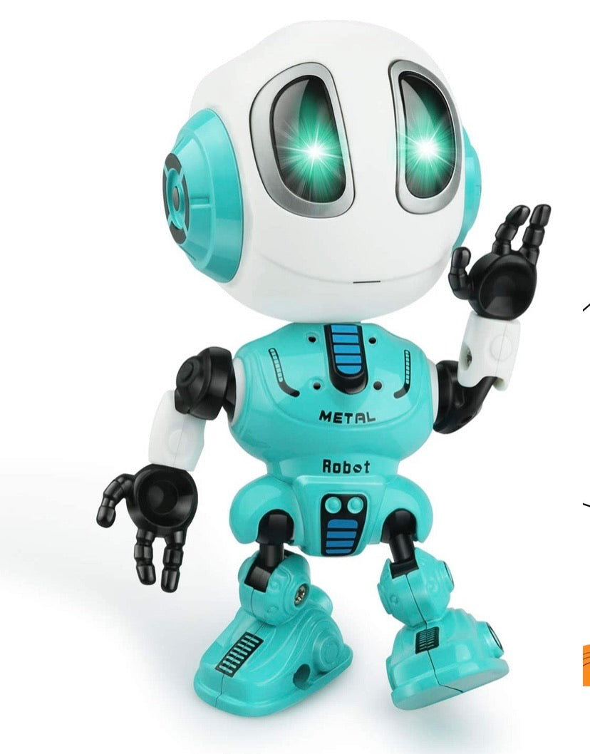 Talking Robot for Kids Toys for 3-6 Year Old Boys Girls Popular Toys for 4-8 Year Old Girls Boys Xmas Stocking Stuffers for Boys Girls - Blue