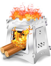 Camping Wood Stove Burner