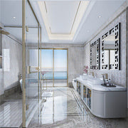 Bevelled Geometric Wall Mirror – Vertical or Horizontal