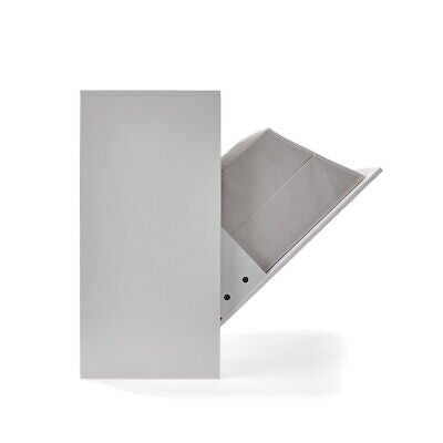 Tilt-out White Laundry Hamper Cabinet Storage Shelf Washing Clothes Free Postage