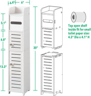80 cm Slim Toilet-Roll Storage Stand