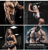 11Pack Fitness LAT and Lift Pulley System Gym, 3in1 Pull-Down Machine with Dual Cable Attachments and Upgraded Loading Pin for Biceps Curl, Back, Shoulder,Forearm,Triceps Extensions Workout