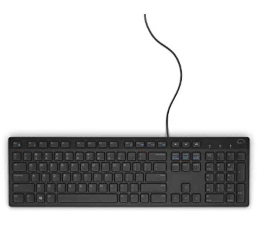 Dell KB216 Full-Size Wired Multimedia Keyboard – Black