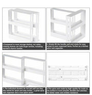2 Tiers Rotating Spice Rack