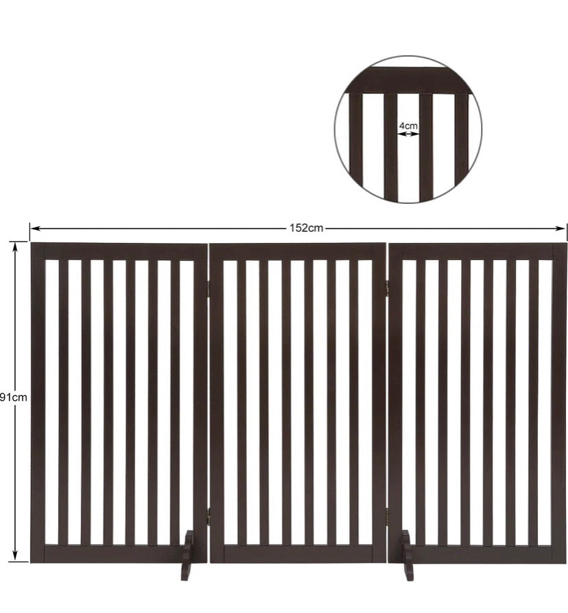 Pet Gate, Free Standing Stair Gate