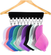 10-Clip Wardrobe Hat Hanger & Cap Organiser