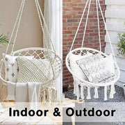 Macramé Cotton Hammock Chair – Up to 150 kg