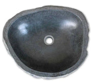 Natural River-Stone Oval Countertop Basin – 3 Size Ranges