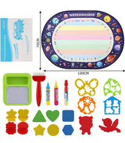 Large Aqua Doodle Mat 100 X 70 cm Water Drawing Doodle Magic Mat Educational Toys Gifts for Kids Toddlers Boys Girls Age 3 4 5 6 7 8 Year Old