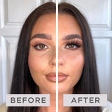 Magnetic Eyeliners and Eyelashes kit, 2 Pairs Natural and Reusable Eyelashes with a Tweezer and Fashion Mirror Kit, Your Fast Eye-Makeup Helper