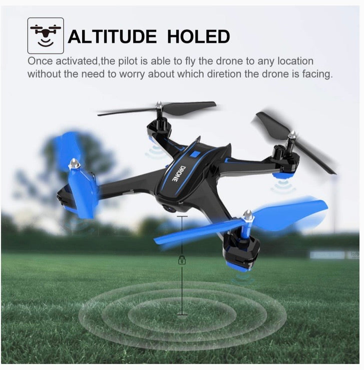 REMOKING RC Drone with 720P FPV Wi-Fi HD Camera Live Video Racing Quadcopter Headless Mode 2.4GHz 360°flip 4 Channels Altitude Hold Indoor and Outdoor Sport Game Gifts for Kids and Adults