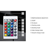 TV Cabinet Entertainment Unit Stand Gloss RGB LED Furniture White 180CM