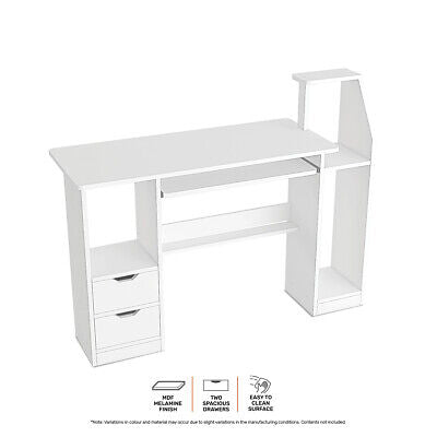 Modern Work Desk with Storage – 117 × 92 cm