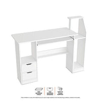 Modern Work Desk with Storage – 117 × 92 cm